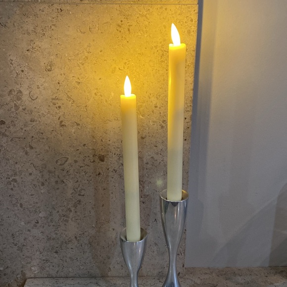 Battery Operated Faux Candles. Set Of 2. - Picture 3 of 8